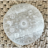 Selenite Zodiac Charging Plate