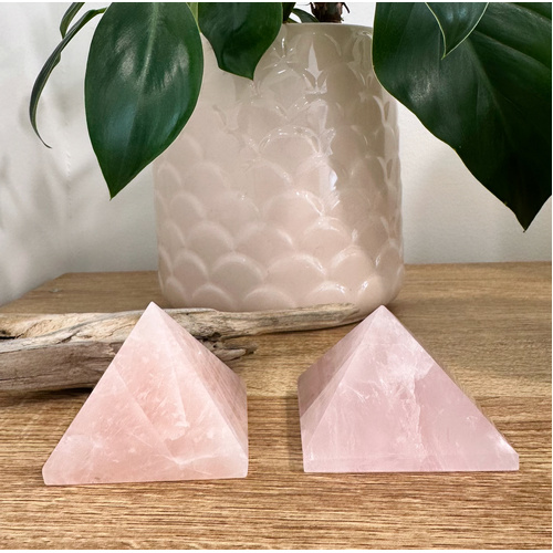 Rose Quartz Pyramid